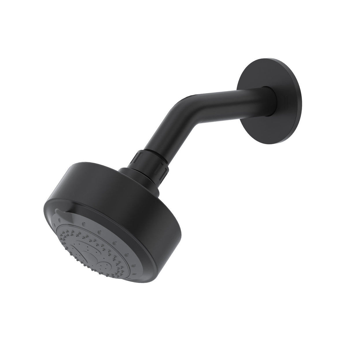 4" 3-Function Showerhead With Arm - Black | Model Number: 358BK