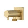 Handshower Outlet With Integrated Volume Control - Satin Brass US4 | Model Number: 760US4
