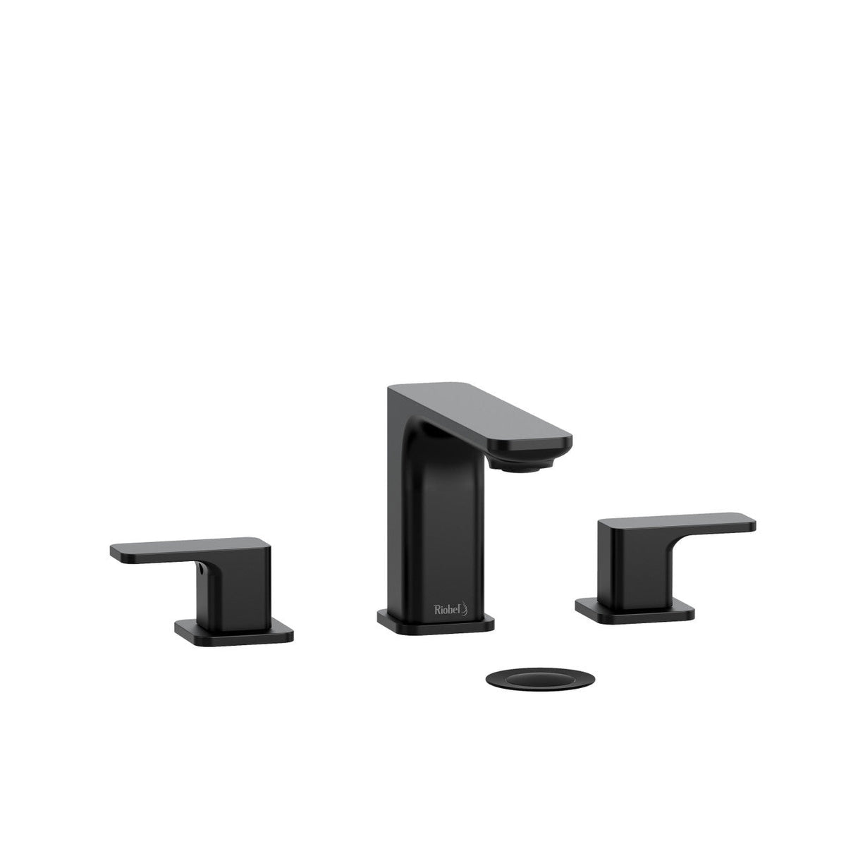 Equinox™ Widespread Lavatory Faucet - Black | Model Number: EQ08BK