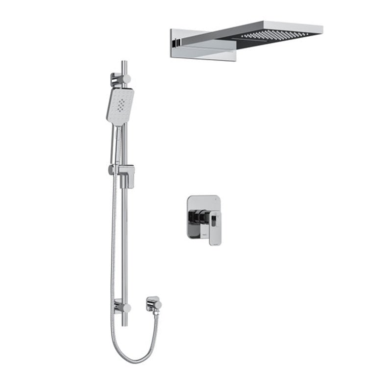 Riobel Equinox Shower Kit Type T/P Coaxial 3 - Way with Cascade Shower Head - Golzar Home