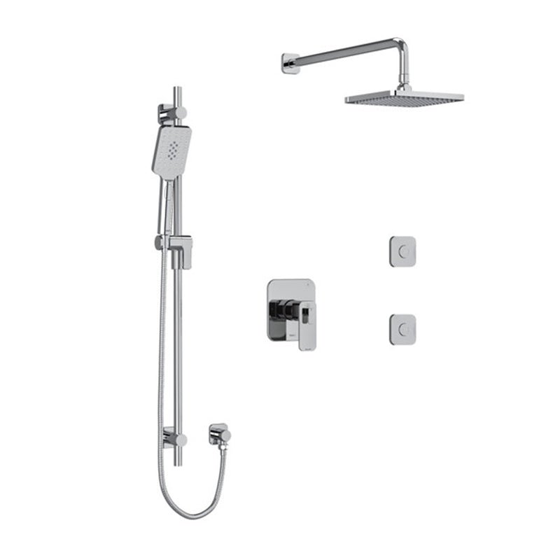 Riobel Equinox Shower Kit Type T/P with 2 Body Jets - Golzar Home