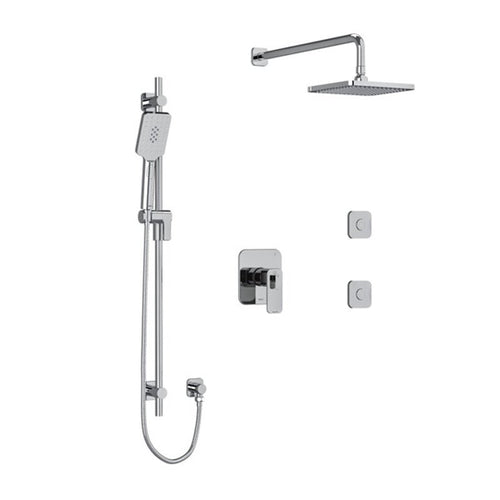 Riobel Equinox Shower Kit Type T/P With 2 Body Jets - Golzar Home