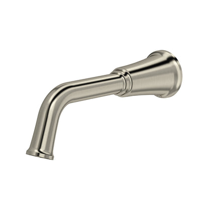 Momenti™ Wall Mount Tub Spout - Brushed Nickel | Model Number: MM80BN