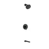 Riobel Nibi T/P 1/2" Coaxial 2-Way No Share, Showerhead & Tub Spout Shower Kit - Kit4744nb - Golzar Home