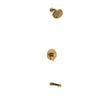 Riobel Nibi T/P 1/2" Coaxial 2-Way No Share, Showerhead & Tub Spout Shower Kit - Kit4744nb - Golzar Home