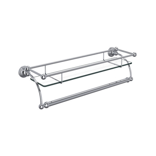 Perrin & Rowe Wall Mount Glass Vanity Shelf