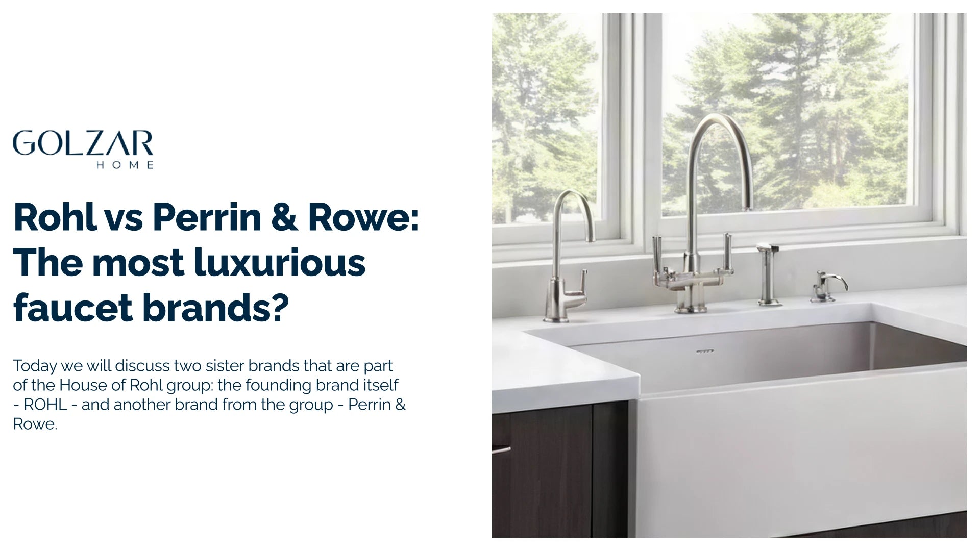 Rohl Vs Kohler Faucets: Which Brand Is Best for Your Home?