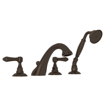 ROHL Viaggio 4-Hole Deck Mount Tub Filler