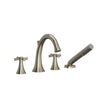 RIOBEL Edge 4-Hole Deck Mount Tub Filler
