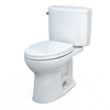 Toto Drake® II Two-Piece Toilet 1.28 GPF - Elongated front bowl