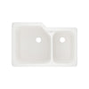 ROHL Allia™ 33" Fireclay 2 Bowl Undermount Kitchen Sink