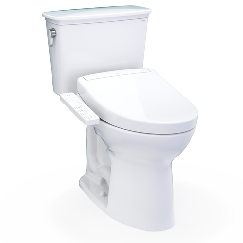 Toto Drake® Transitional Washlet®+ S2 Two-Piece Toilet - 1.28 Gpf - Universal Height