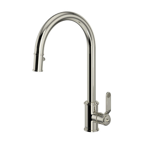Perrin & Rowe Armstrong™ Pull-Down Kitchen Faucet With C-Spout