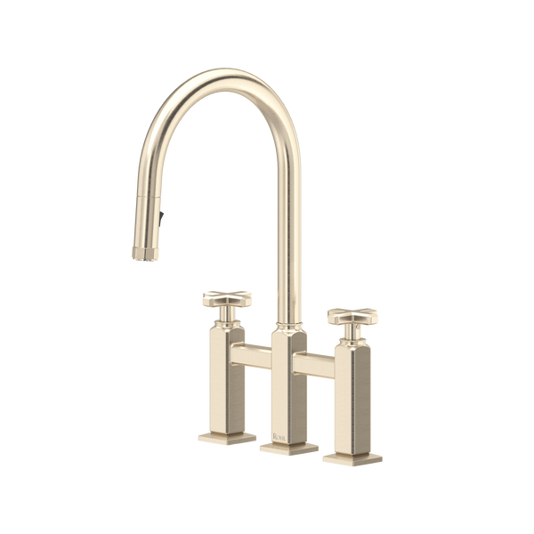 ROHL Apothecary™ Bridge Pull-Down Kitchen Faucet