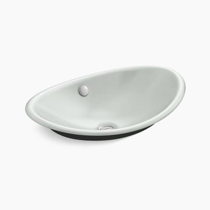 Iron Plains® 20-3/4" oval vessel bathroom sink