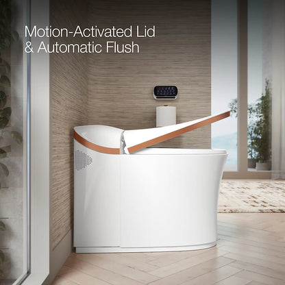 Eir® One-piece elongated smart toilet, dual-flush