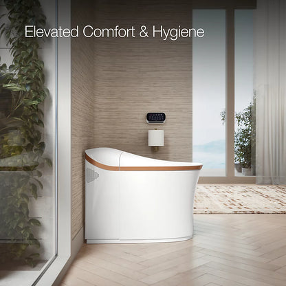 Eir® One-piece elongated smart toilet, dual-flush