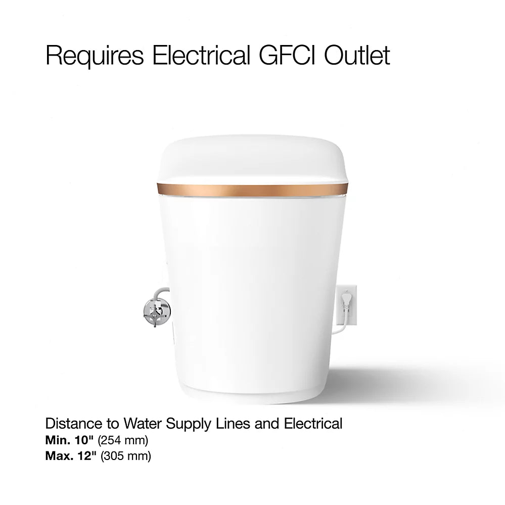 Eir® One-piece elongated smart toilet, dual-flush
