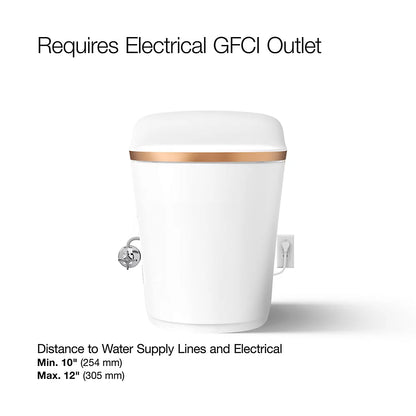 Eir® One-piece elongated smart toilet, dual-flush