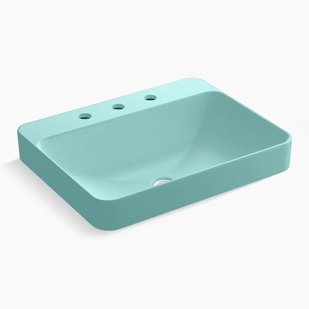 Vox® 23" rectangular vessel bathroom sink