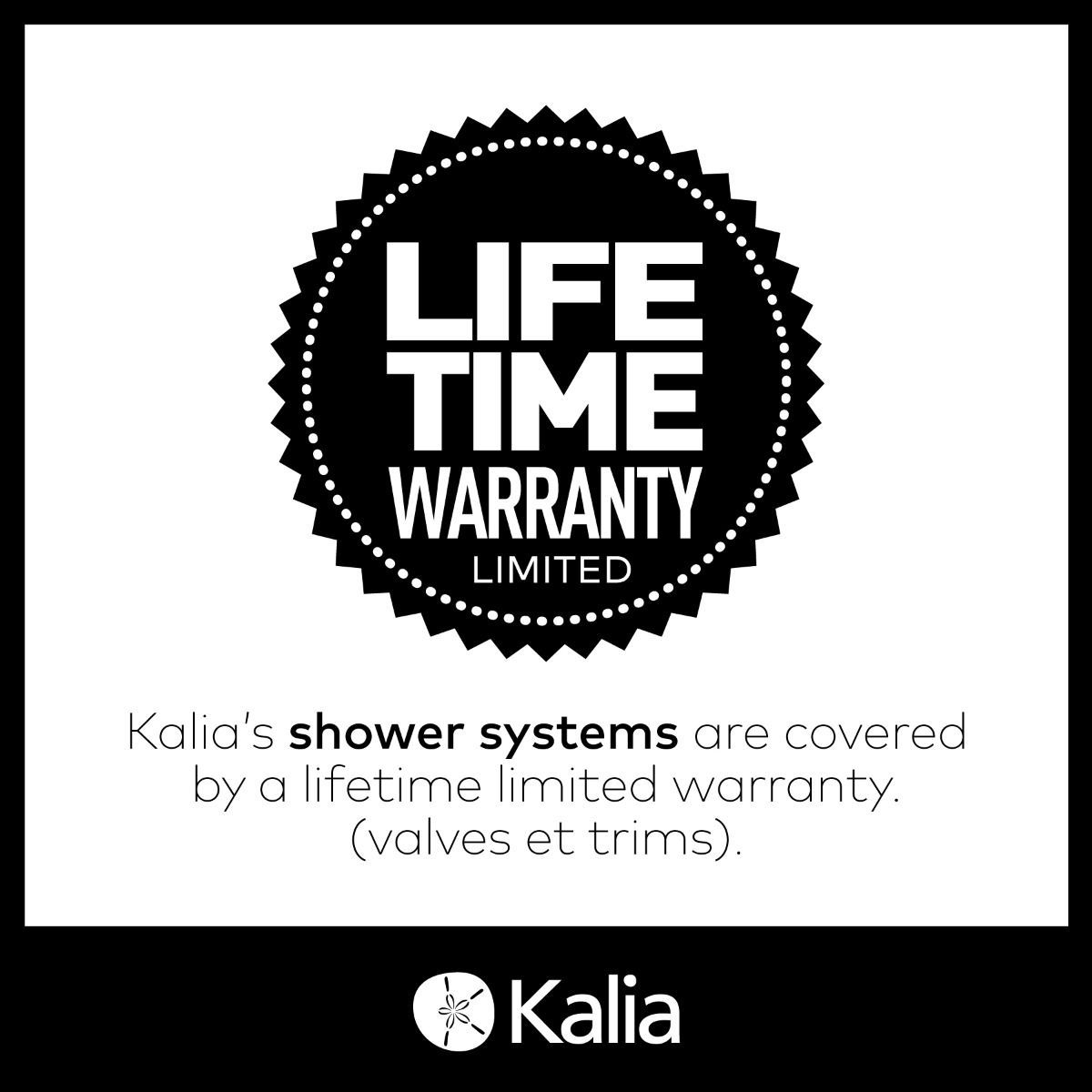Kalia MOROKA TB2 Shower system with push buttons valve – BF2095-160