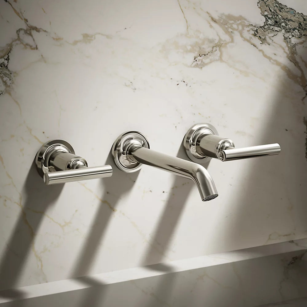 Purist® Wall-mount bathroom sink faucet trim with Lever handles, 1.2 gpm