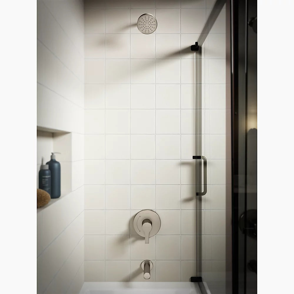 Elate® Rite-Temp® bath and shower trim kit with push-button diverter, 1.75 gpm