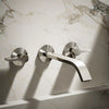 Components® Wall-mount bathroom sink faucet spout with Ribbon design, 1.2 gpm