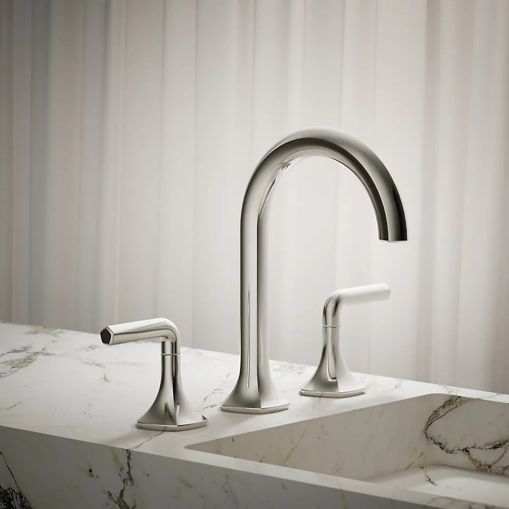 Occasion® Bathroom sink faucet spout with Cane design, 0.5 gpm