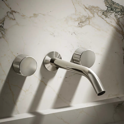 Components® Wall-mount bathroom sink faucet Oyl handle trim