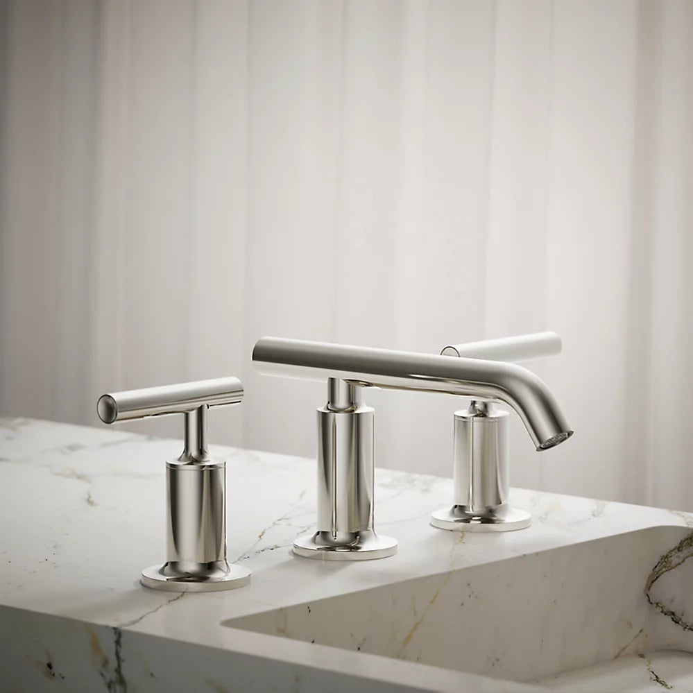 Purist® Widespread bathroom sink faucet with Lever handles, 1.2 gpm