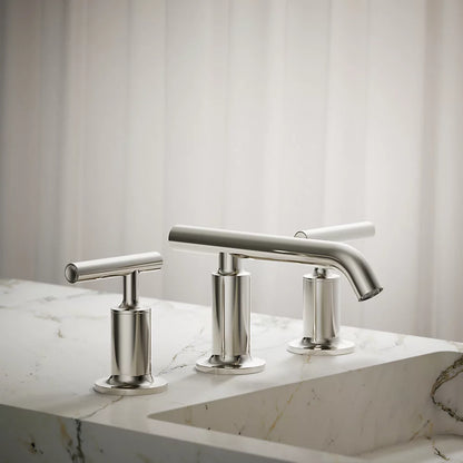 Purist® Widespread bathroom sink faucet with Lever handles, 1.2 gpm
