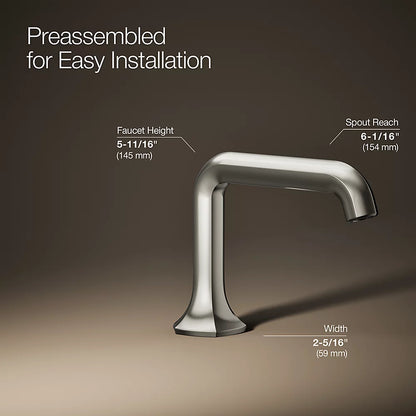 Occasion® Bathroom sink faucet spout with Straight design, 1.2 gpm