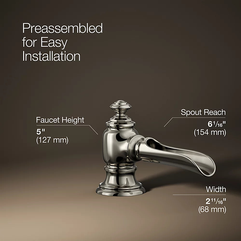 Artifacts® with Flume design Bathroom sink faucet spout with Flume design, 1.2 gpm