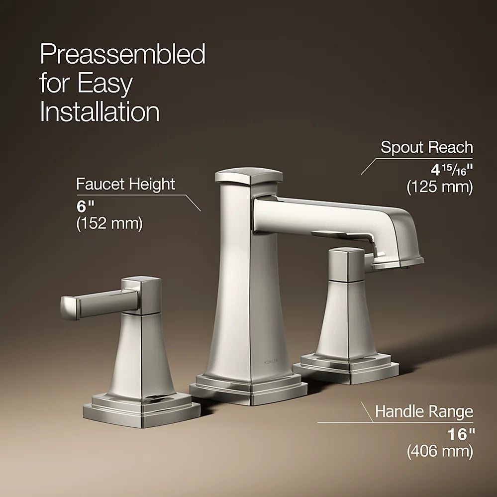 Riff® Widespread bathroom sink faucet, 1.2 gpm