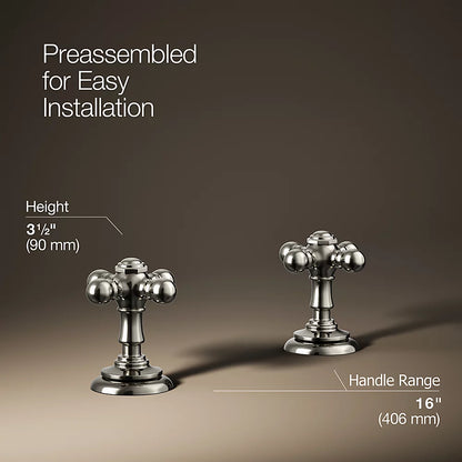 Artifacts® Cross bathroom sink faucet handles