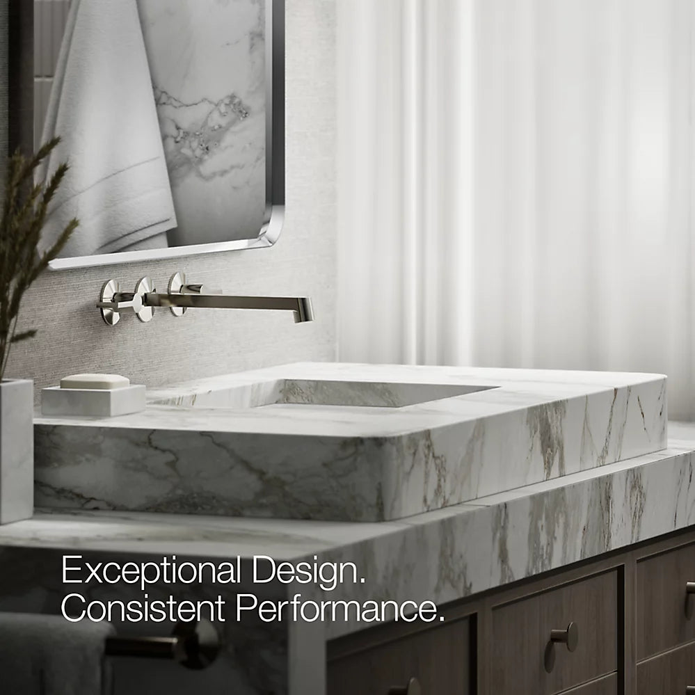 Components® Wall-mount bathroom sink faucet spout with Row design, 1.2 gpm