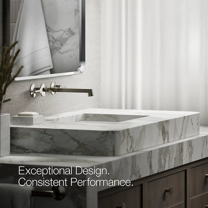 Components® Wall-mount bathroom sink faucet spout with Row design, 1.2 gpm