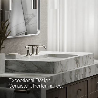 Purist® Widespread bathroom sink faucet with Lever handles, 1.2 gpm