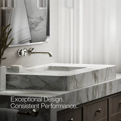 Occasion® Wall-mount bathroom sink faucet Knob handle trim, 1.2 gpm