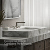 Composed® Widespread bathroom sink faucet with Cross handles, 1.2 gpm
