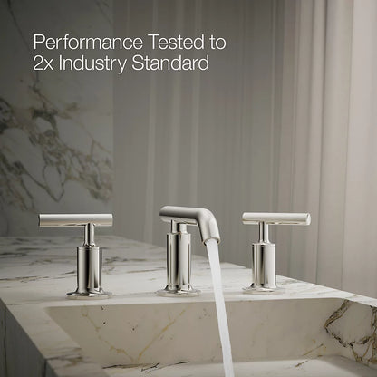 Purist® Widespread bathroom sink faucet with Lever handles, 1.2 gpm