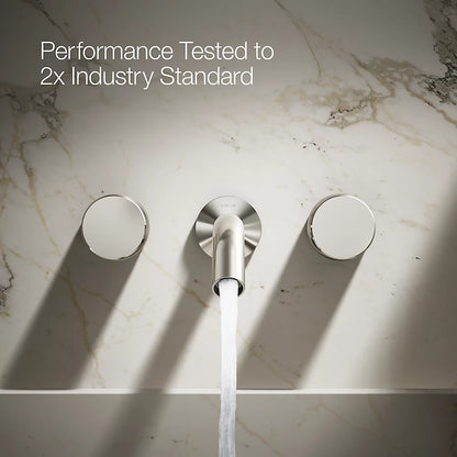 Components® Wall-mount bathroom sink faucet Oyl handle trim