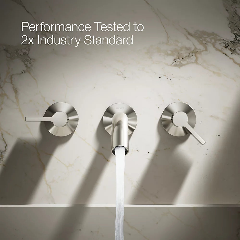 Components® Wall-mount bathroom sink faucet spout with Tube design, 1.2 gpm