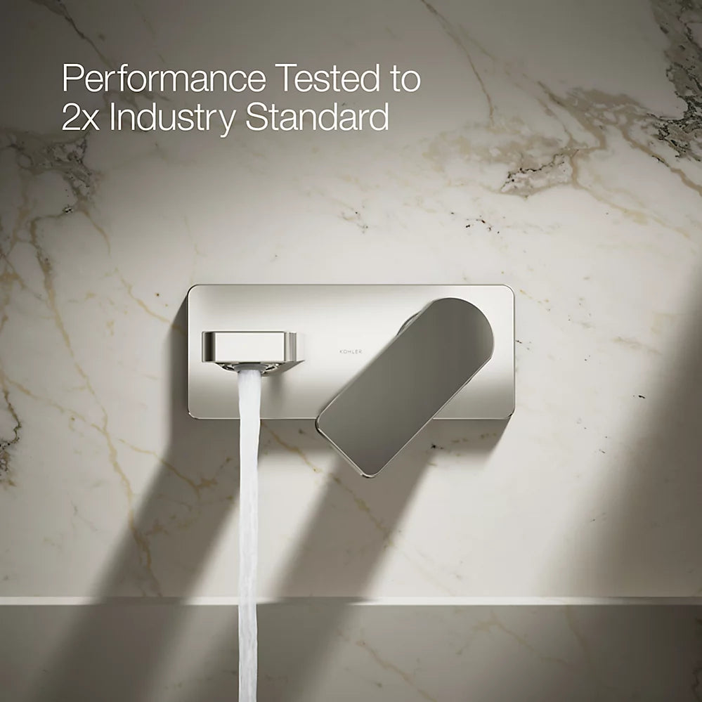 Parallel® Wall-mount single-handle bathroom sink faucet, 1.2 gpm