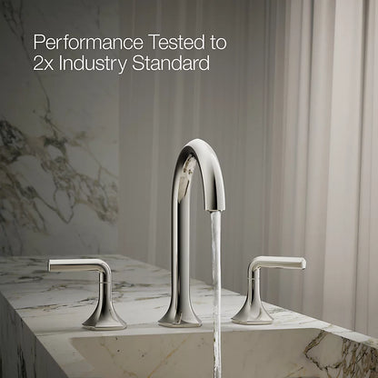Occasion® Bathroom sink faucet spout with Cane design, 0.5 gpm