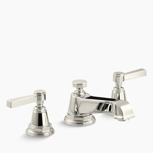 Pinstripe® Widespread bathroom sink faucet with Lever handles, 1.2 gpm
