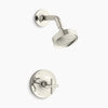 Purist® Rite-Temp® shower trim kit with cross handle, 2.5 gpm