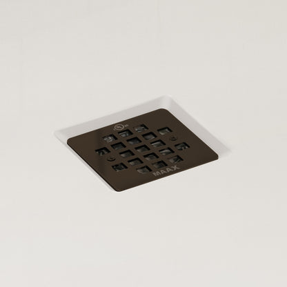 B3X 4836 Acrylic Corner Right Shower Base with Center Drain in White