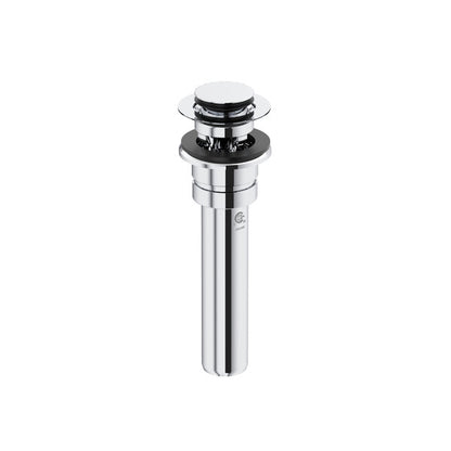 Perrin & Rowe Lavatory Push Drain With Overflow